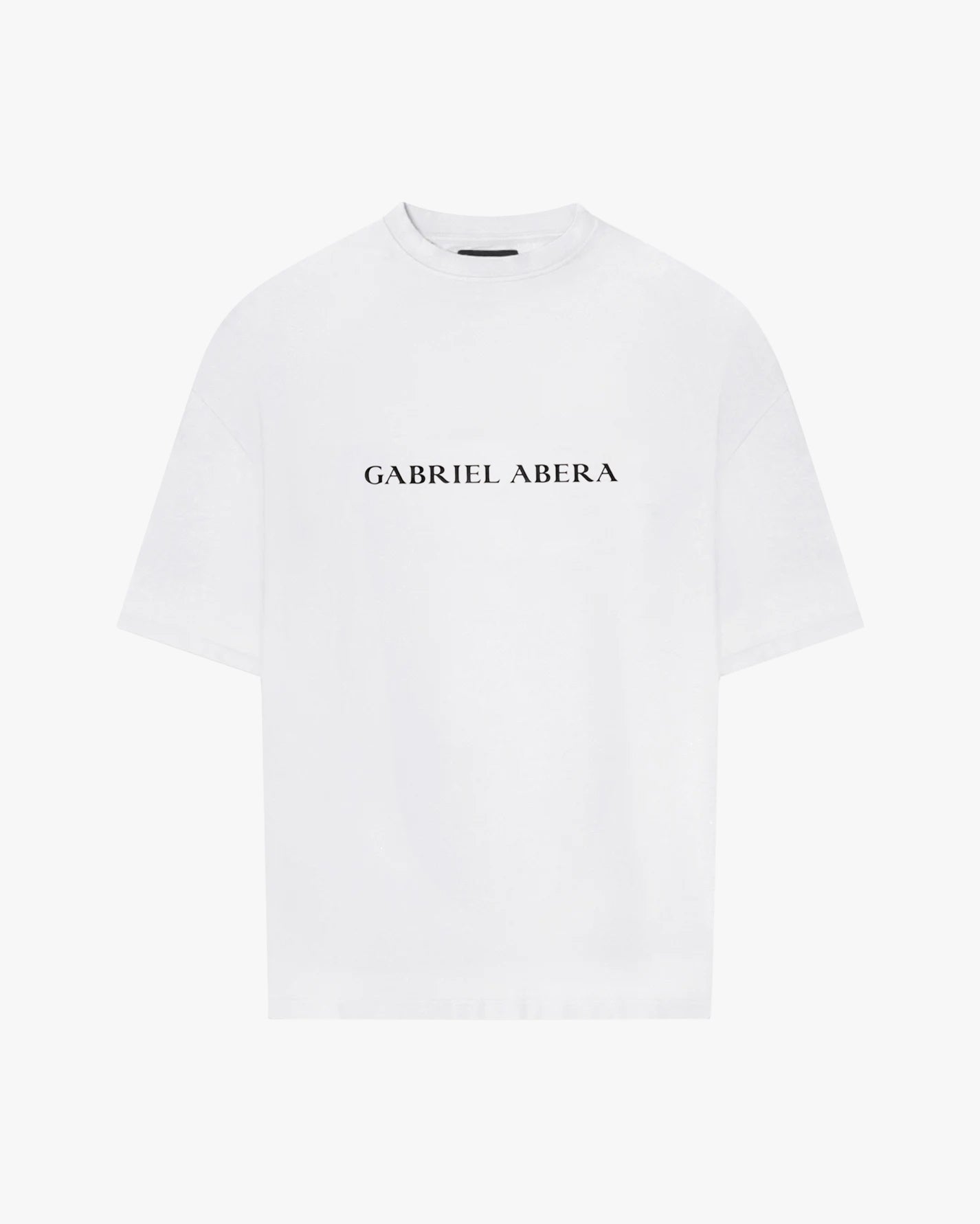 BASIC GA T-SHIRT - WHITE/BLACK