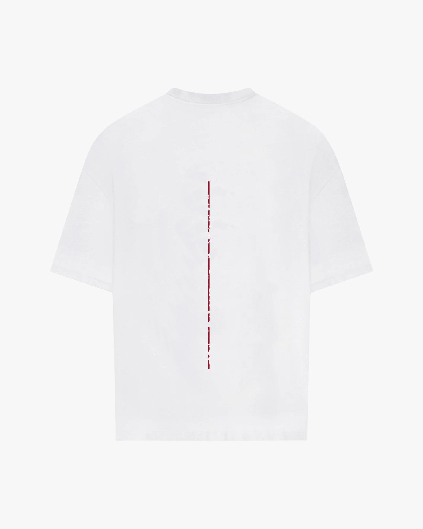 BASIC GA T-SHIRT - WHITE/RED